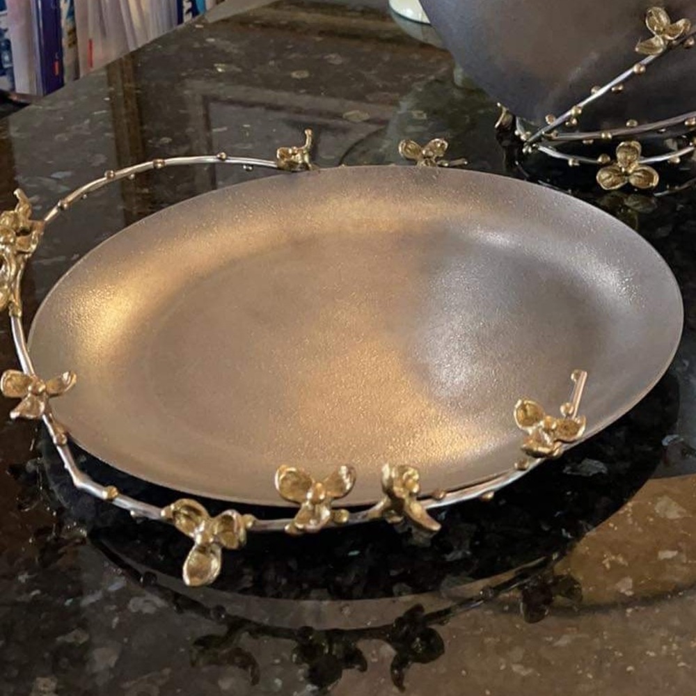 Michael Aram Bittersweet Round Platter Tray ✨(new without tags)